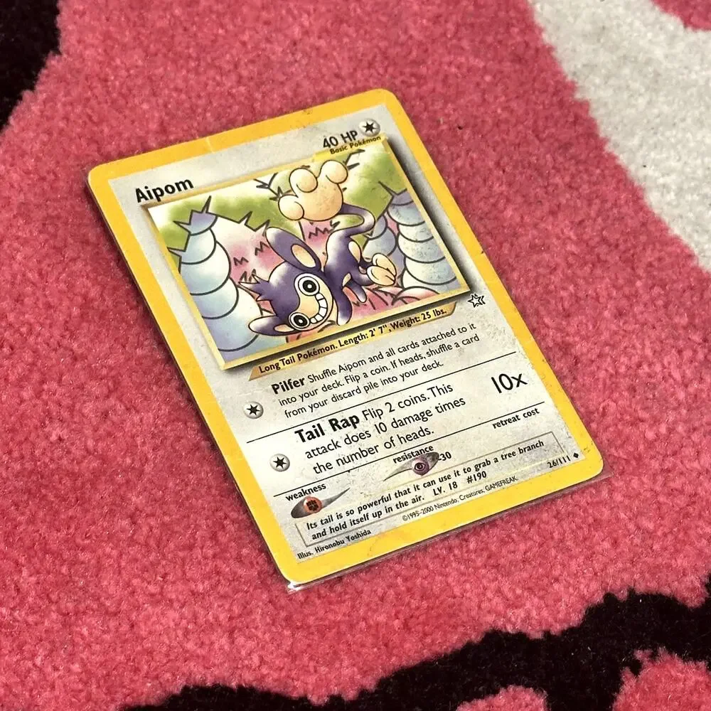 Aipom #26 – Pokémon Neo Genesis – Non-Holo